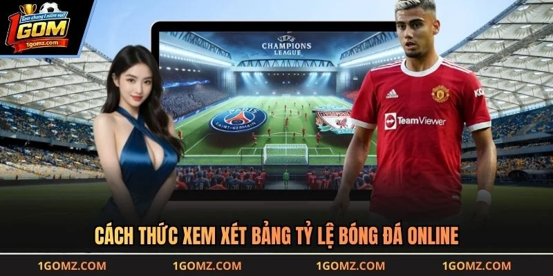 Cách thức xem xét bảng tỷ lệ bóng đá online