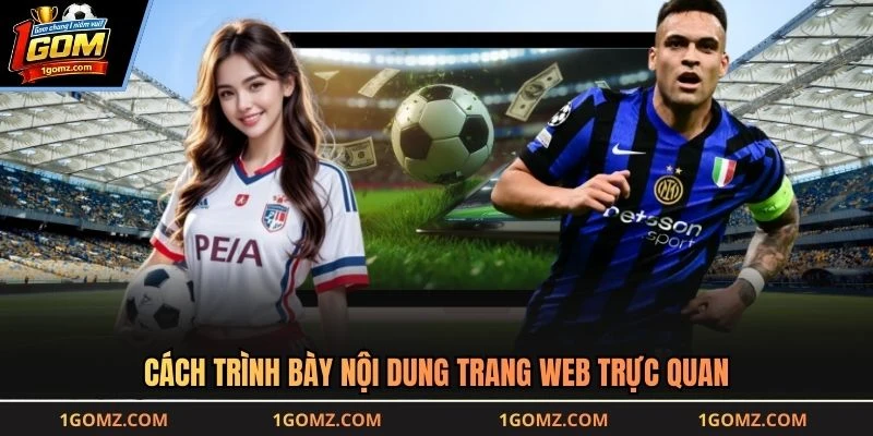 Cách trình bày nội dung trang web trực quan