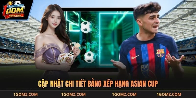 Cập nhật chi tiết bảng xếp hạng Asian Cup