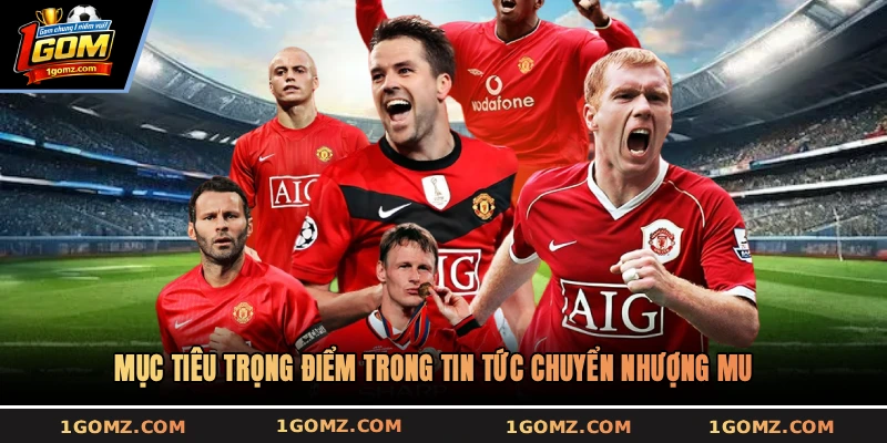 Mục tiêu trọng điểm trong tin tức chuyển nhượng MU