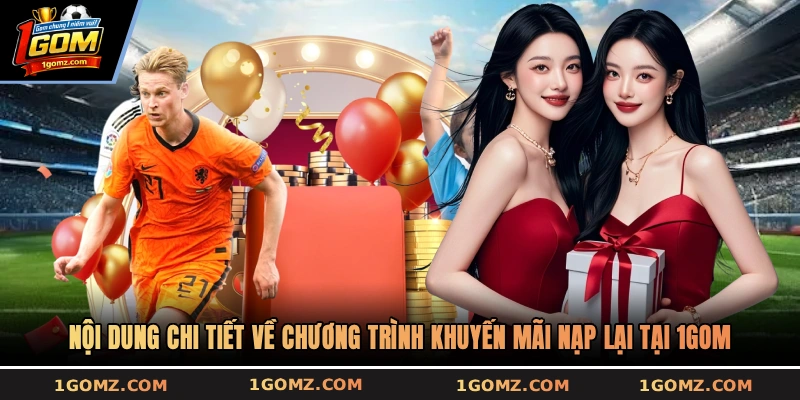 Nội dung chi tiết về chương trình khuyến mãi nạp lại tại 1GOM